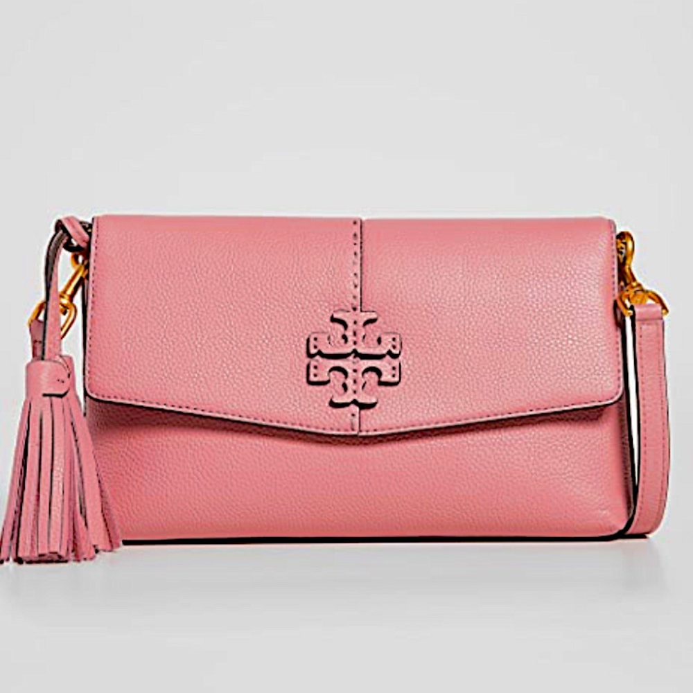 Mcgraw Crossbody Bag Color: Pink Magnolia NWT Tory Burch